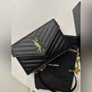 YSL saint laurent chain bag/wallet/